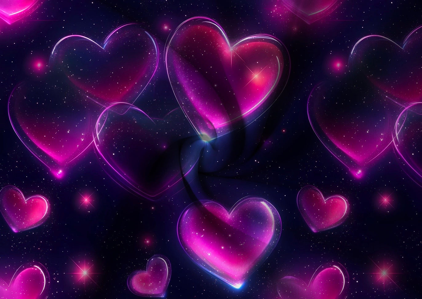 Pink Herzen Valentinstag Dauervorbestellung